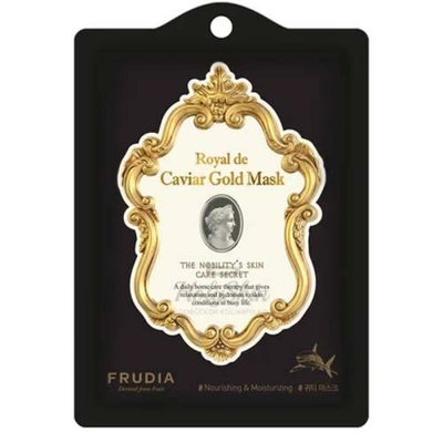 Маска для лица Омолаживающая с экстрактом икры и золотом Frudia Royal de Caviar Gold Mask 1 шт из категории  фото-1