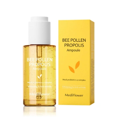 Сыворотка витализирующая с прополисом и пчелиной пыльцой (50мл) Medi Flower Bee Pollen Propolis Ampoule из категории  фото-1