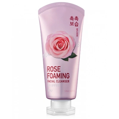 Увлажняющая пенка для умывания с розой (120мл) IOU Rose Foaming Facial Cleancer из категории  фото-1