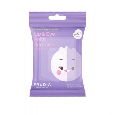 Мицеллярные диски для снятия стойкого макияжа с глаз и губ Frudia Blueberry Micellar 5.5 Lip&Eye Remover Pad (10уп*55г) из категории Идеи подарков фото-1