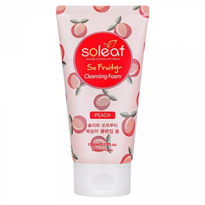 Пенка для лица очищающая с клубникой Soleaf So Fruity Strawberry Cleansing Foam 50мл из категории  фото-1