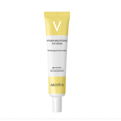 Тонизирующий витаминный крем для кожи вокруг глаз с пептидами (40мл) Aronyx Vitamin Brightening Eye Cream из категории Глаза и губы фото-1
