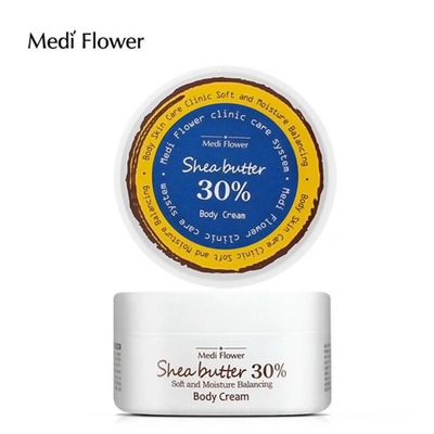 Ультрапитательный крем для тела с маслом ши 30% (150мл) Medi Flower Shea Butter 30% Body Cream из категории Тело фото-1