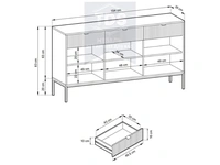 Комод в стиле лофт TDS-TK-020 из категории  фото-3