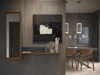 Консоль, полка и шкафчик в прихожую 160 см TDS-MDP-TK-005 из категории  фото-1