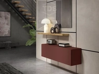 Купить подвесную тумбу консоль с полкой в прихожую 150 см от TDSmebel на сайте 24tds.ru