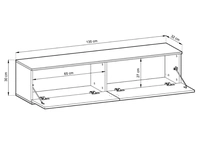 Тумба ТВ подвесная TDS-TK-003 из категории  фото-4