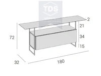 Консоль тумба в прихожую 180 см TDS-MDP-TK-018 из категории фото-2