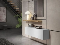 Купить подвесную тумбу консоль с полкой в прихожую 170 см от TDSmebel на сайте 24tds.ru