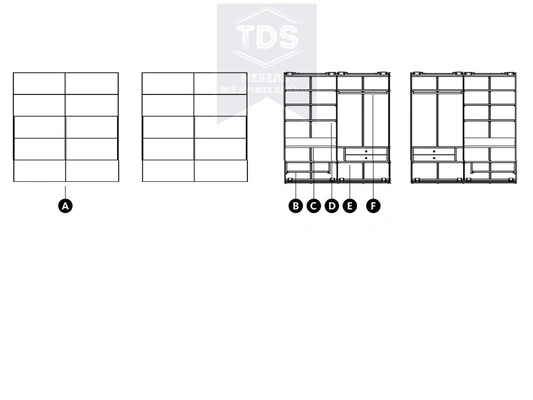 Шкаф купе, коллекция Adapta TDS-SH-016 из категории  фото-3