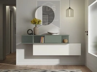 Купить подвесную тумбу консоль в прихожую 160 см от TDSmebel на сайте 24tds.ru