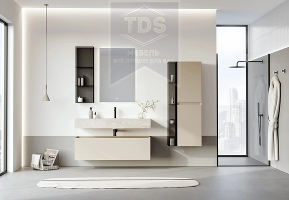 Комплект мебели для ванной Levanto 120 см TDS-MDV-009 из категории  фото-3