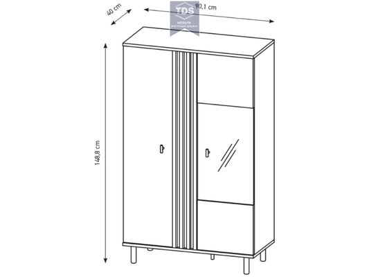 Комплект мебели для гостиной TDS-019-MG из категории  фото-3