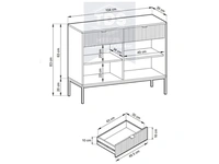 Комод двухдверный TDS-TK-006 из категории  фото-5