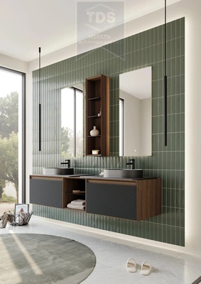 Комплект мебели для ванной Pacific 110 см TDS-MDV-010 из категории  фото-2