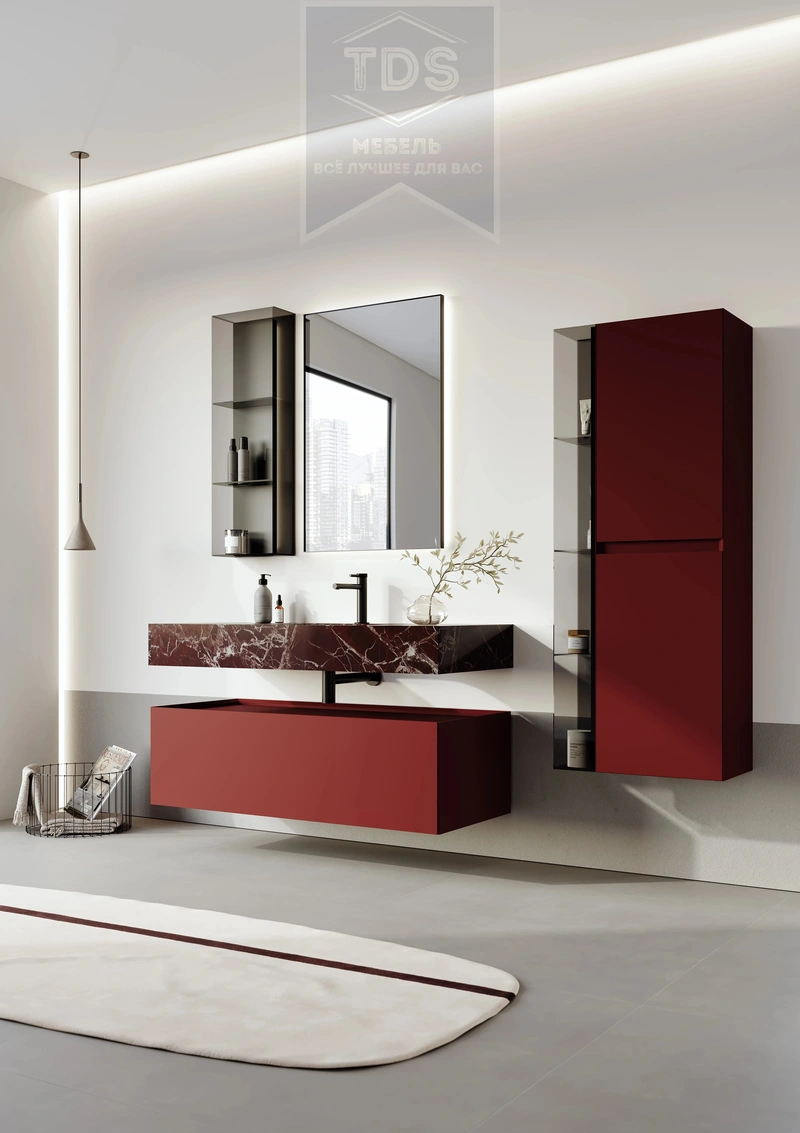 Главное фото Комплект мебели для ванной Levanto 120 см TDS-MDV-009 из категории  