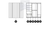 Шкаф с складными дверьми TDS-SH-013 из категории  фото-4