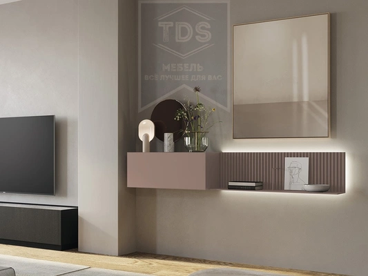 Подвесная тумба консоль в прихожую 210 см TDS-MDP-TK-010 из категории  фото-1