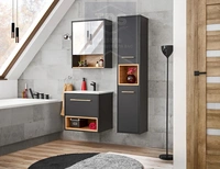 Шкафчик для ванной комнаты с зеркалом коллекции Boro TDS-MDV-015 из категории  фото-1