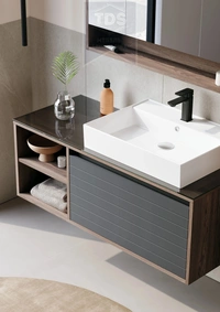 Комплект мебели для ванной Prato 80 см TDS-MDV-007 из категории  фото-2