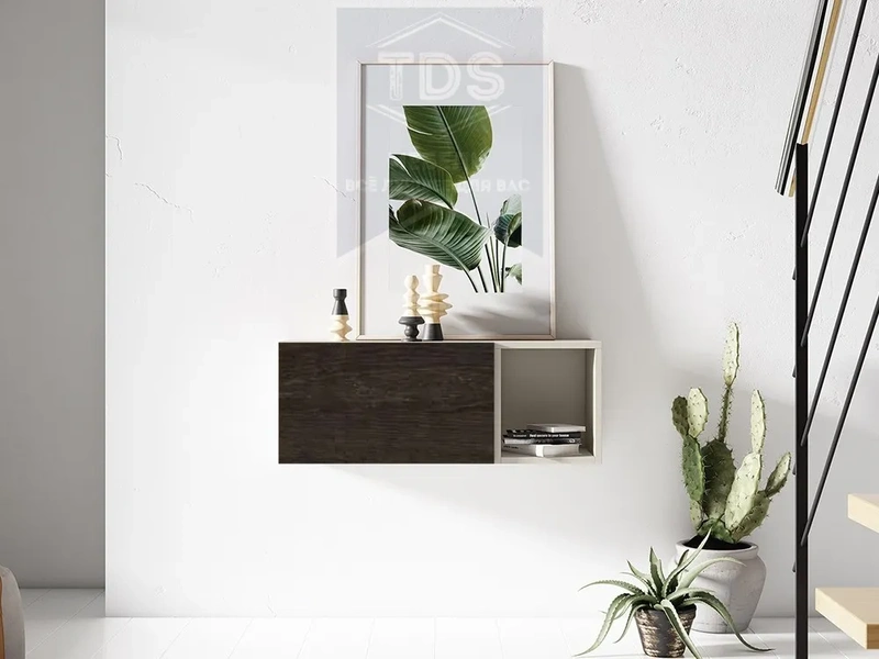 Главное фото Тумба консоль в прихожую 90 см TDS-MDP-TK-009 из категории  