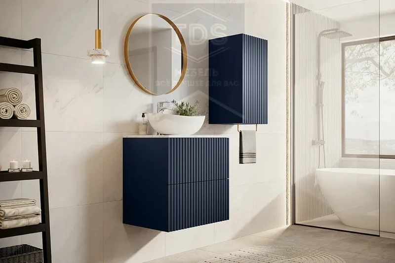 Главное фото Комплект мебели для ванной с шкафчиком Austin 60 см TDS-MDV-001 из категории  