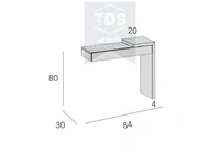 Тумба консоль в прихожую 85 см TDS-MDP-TK-008 из категории  фото-2