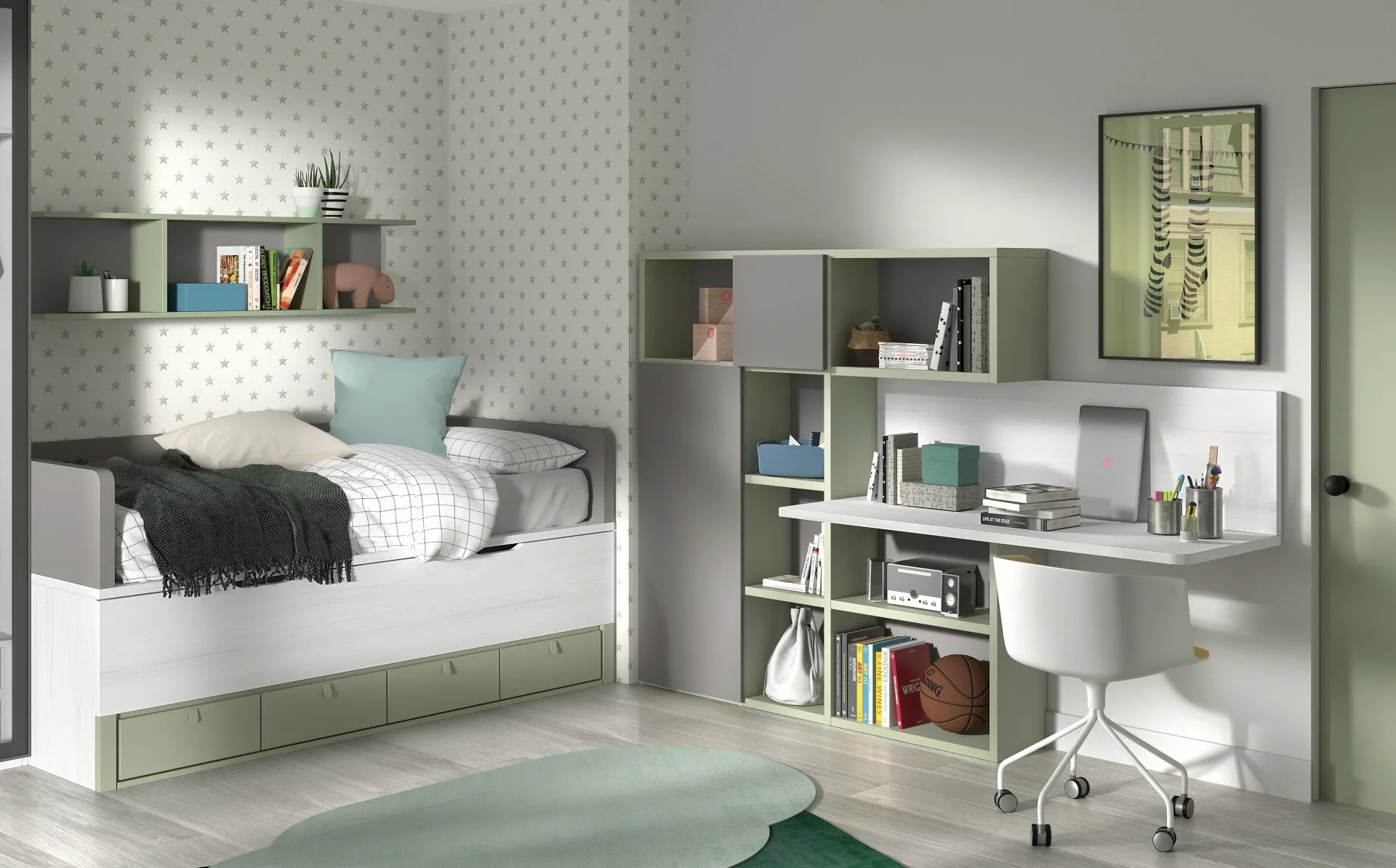 Мебель для детской комнаты школьника, подростка